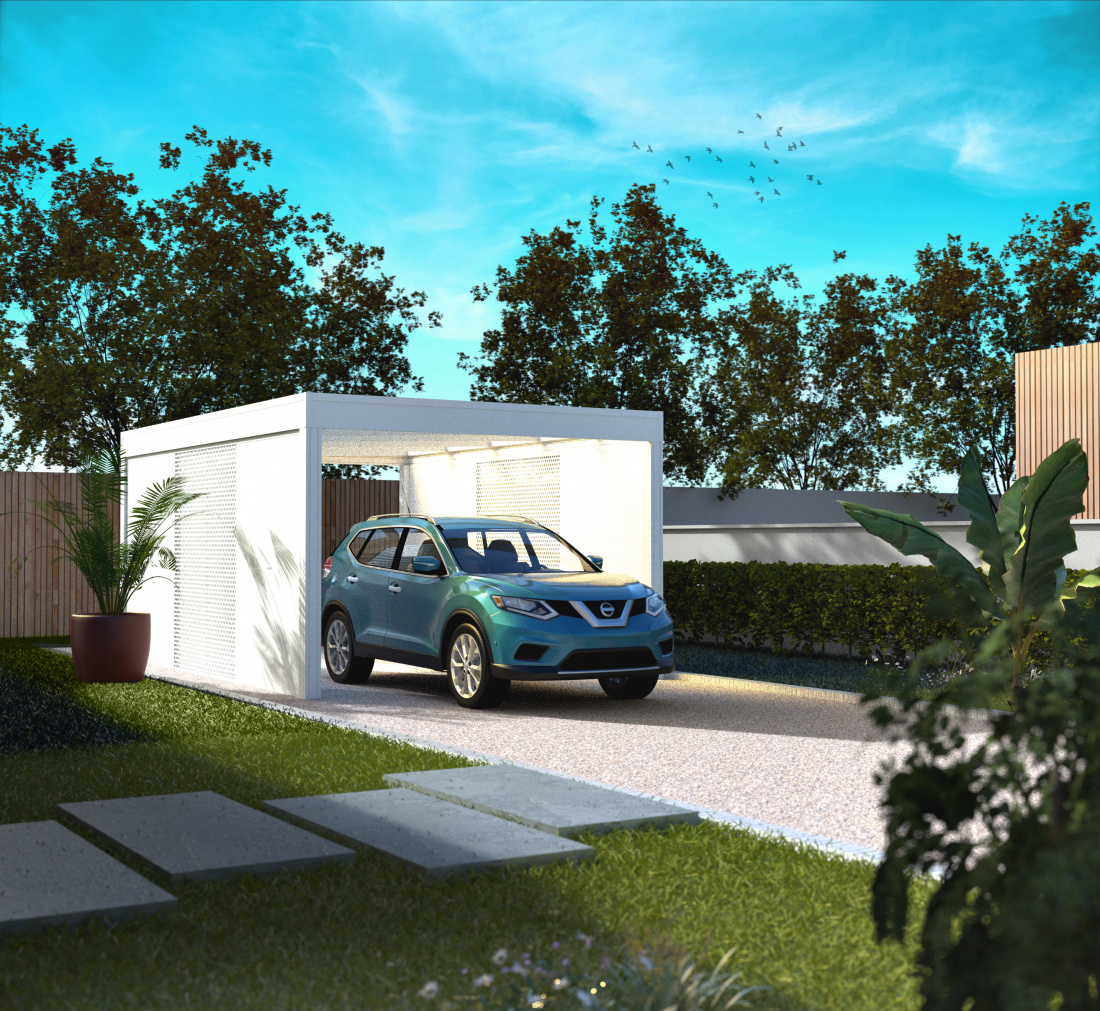 Installation, Pose de Carport