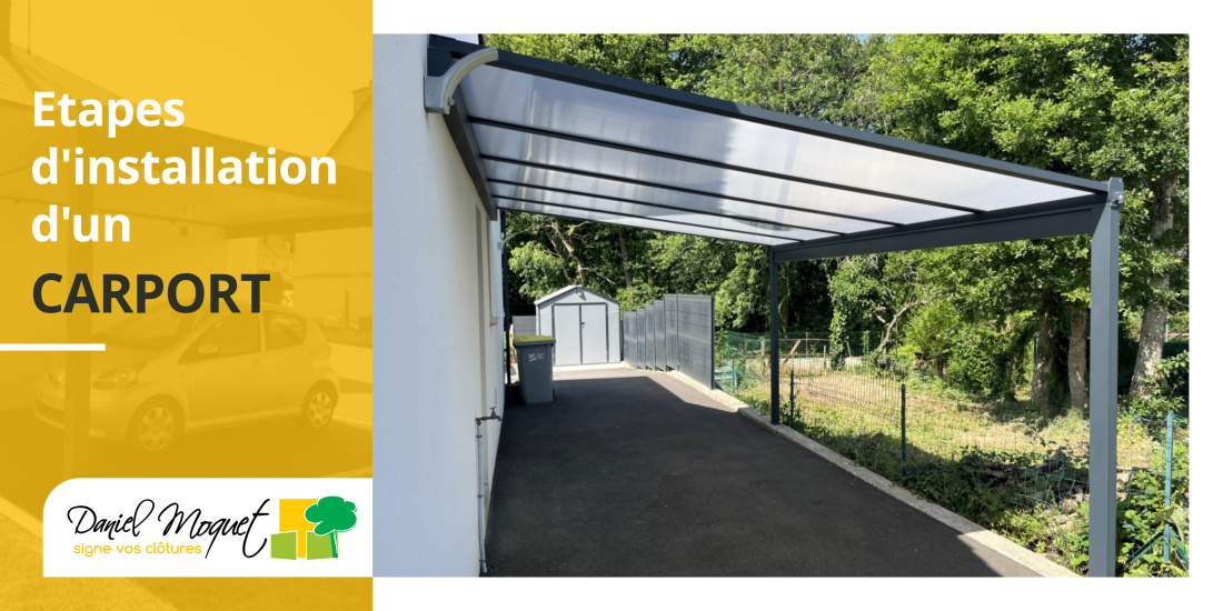 Les étapes d’installation d’un carport
