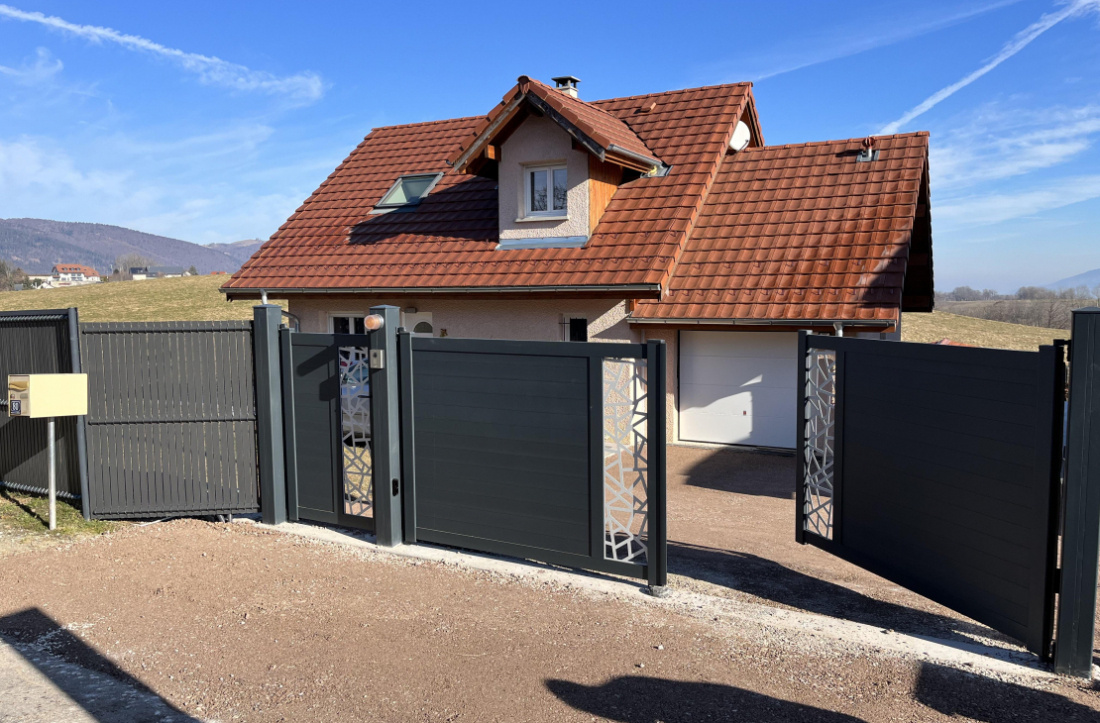 Portail d&eacute;coratif