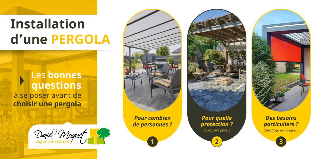 Les bonnes questions &agrave; se poser avant de choisir une pergola