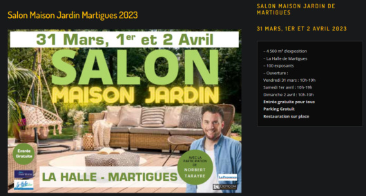 Salon Maison Jardin Martigues 2023