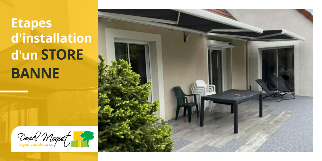 Les &eacute;tapes d&rsquo;installation d&rsquo;un store banne