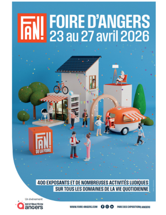 Venez nous rencontrer à la foire d'Angers 2026 !