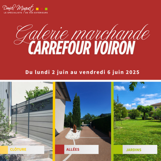 Venez nous rencontrer à Carrefour Voiron du 2 au 6 juin 2025 !