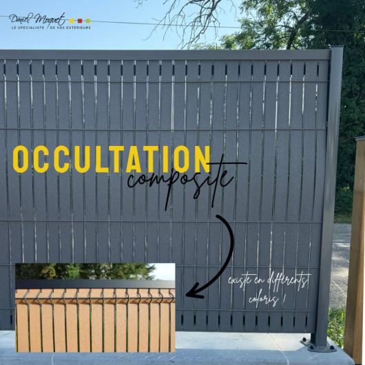 Clôture grillagée et occultante : une double innovation 