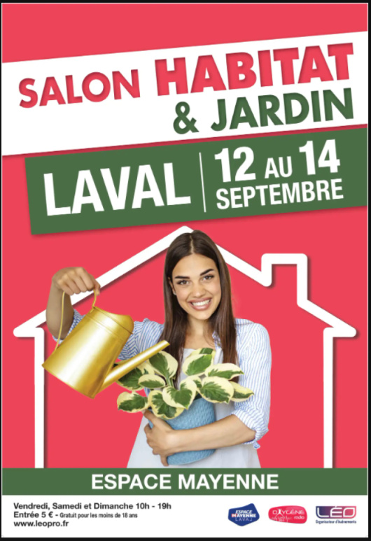 Venez nous rencontrer au salon Habitat & Jardin de Laval 