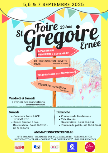 Retrouvez l'entreprise Melot à la Foire de Saint Grégoire !