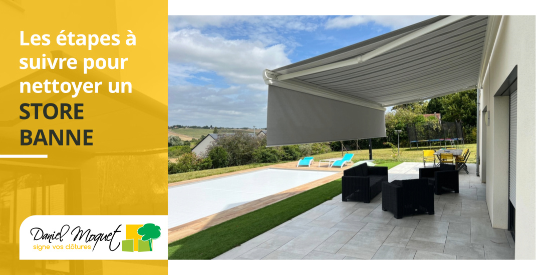 Les &eacute;tapes &agrave; suivre pour nettoyer un store banne
