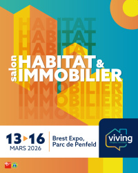 L'entreprise sera au salon de l'Habitat et immobilier VIVING de Brest !