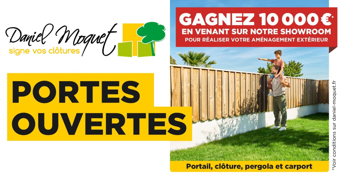 Portes Ouvertes - Gagnez votre aménagement extérieur !