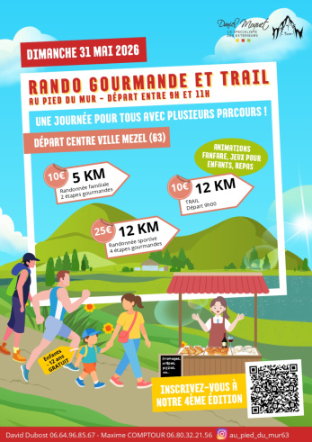 L’entreprise Comptour DMC partenaire de la randonnée gourmande et du trail 