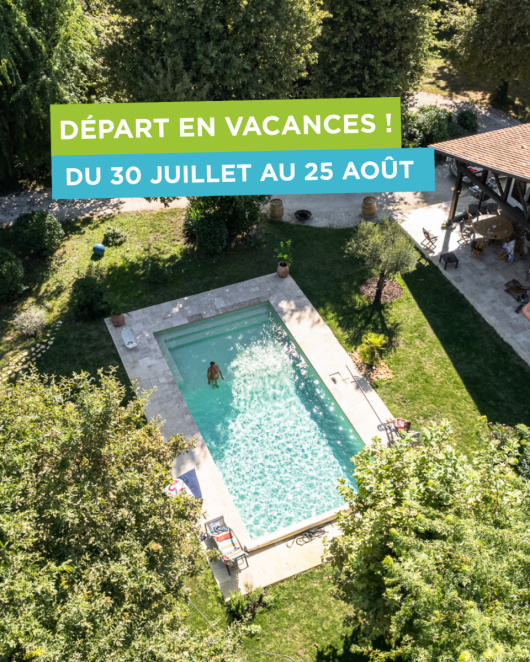 Fermeture annuelle : c'est l'heure des vacances !
