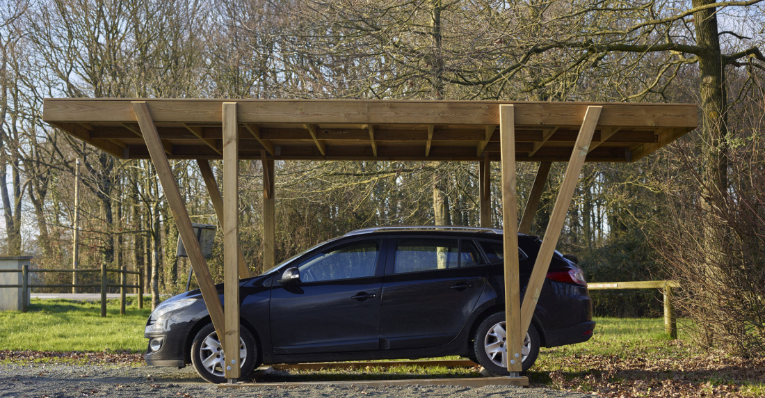 L’atout écologique d’un abri de voiture en bois