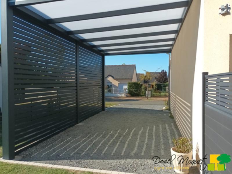 Votre carport peut être adossé à votre maison