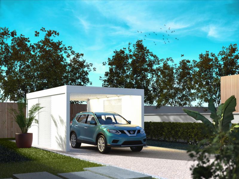 Installation, Pose de Carport