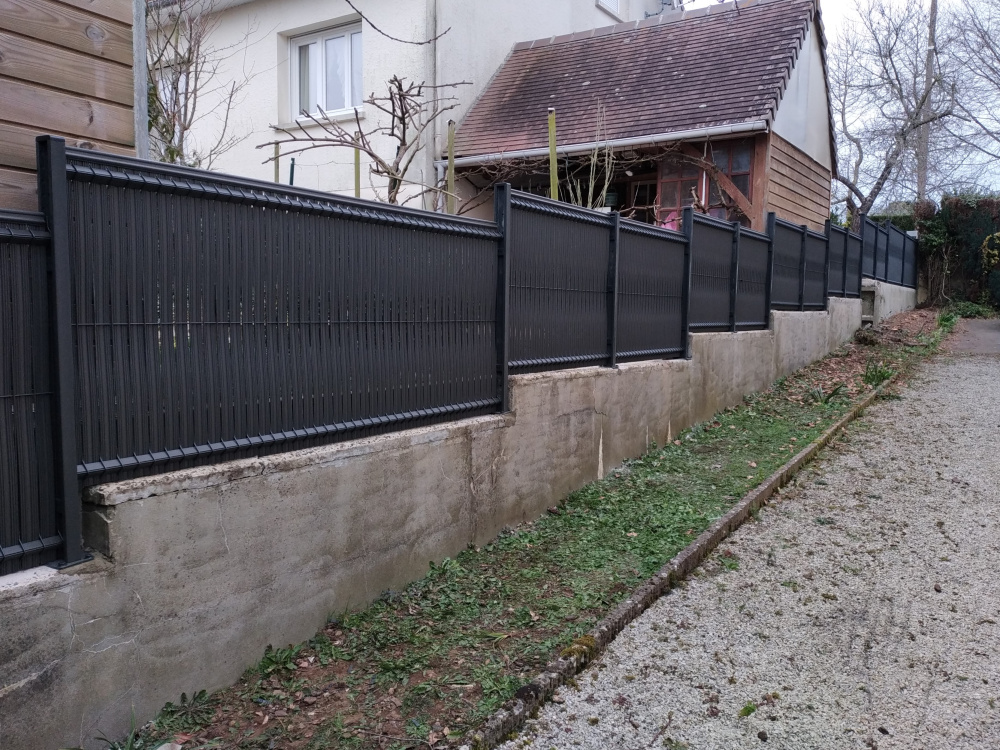 Grillage Rigide DoMaClo Plis Sur Muret Grillage Rigide DoMaClo Plis Sur Muret