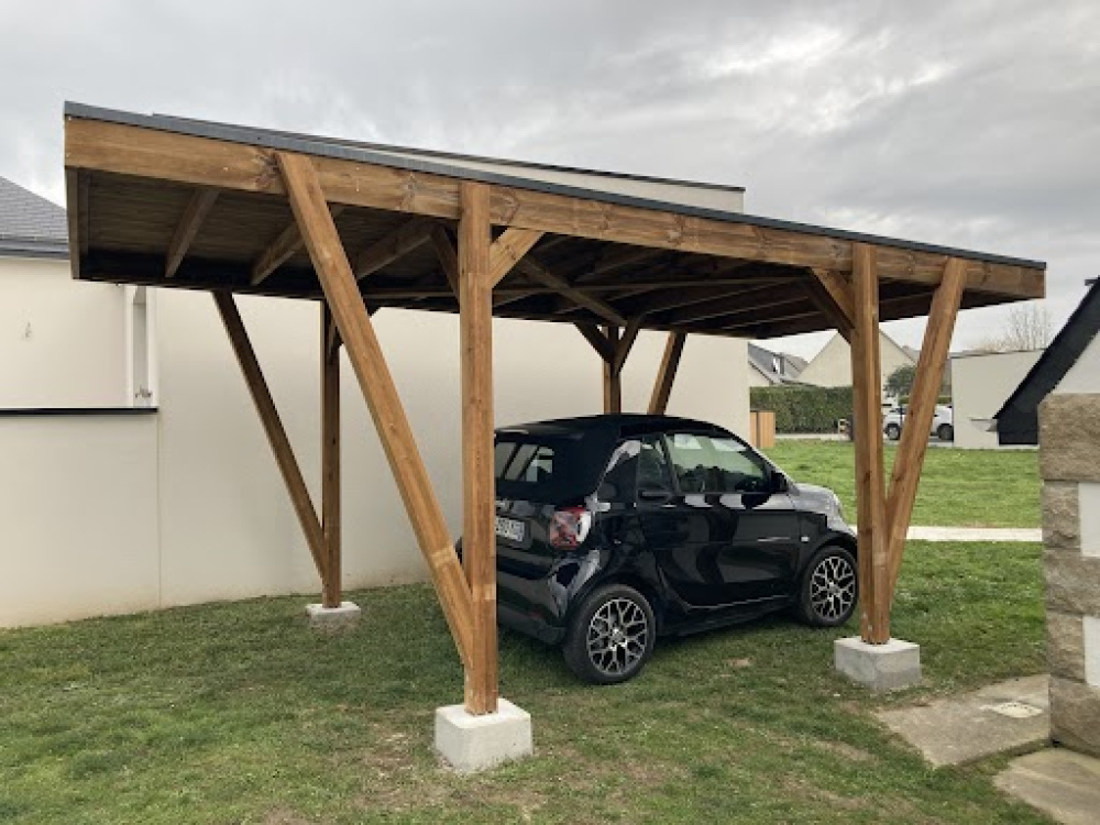 Carport bois DoMaNatur'